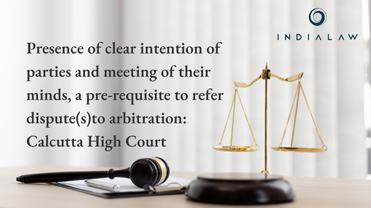 Learn about the crucial pre-requisite for arbitration referral - the presence of clear intention and meeting of minds among parties.