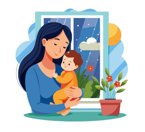 Single Mother's Maintenance Claims Upheld: Child Care Duty Not Voluntary Abandonment of employment